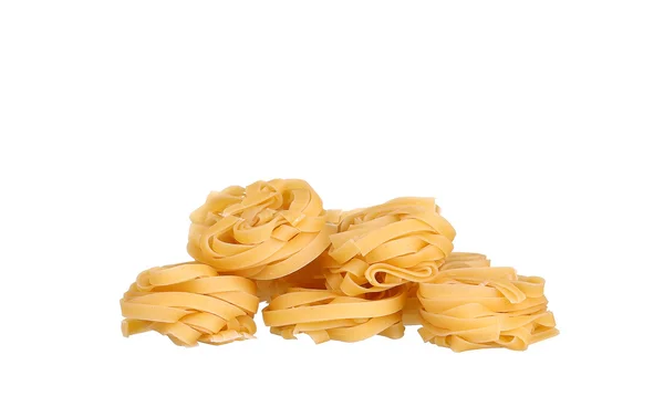 Pasta isolata su fondo bianco — Foto Stock