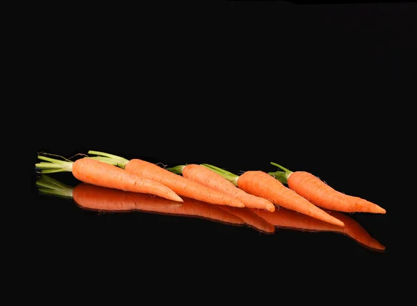 Морква і сік у склянці — стокове фото