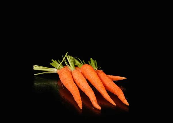 Морква і сік у склянці — стокове фото