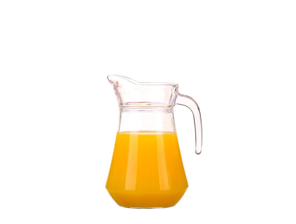 Orangensaft. isoliert auf weißem Hintergrund — Stockfoto