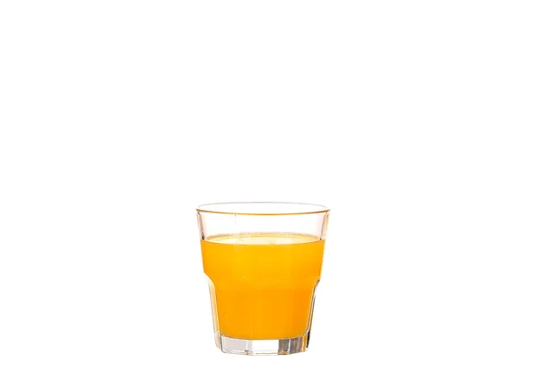 Du jus d'orange. Isolé sur fond blanc — Photo