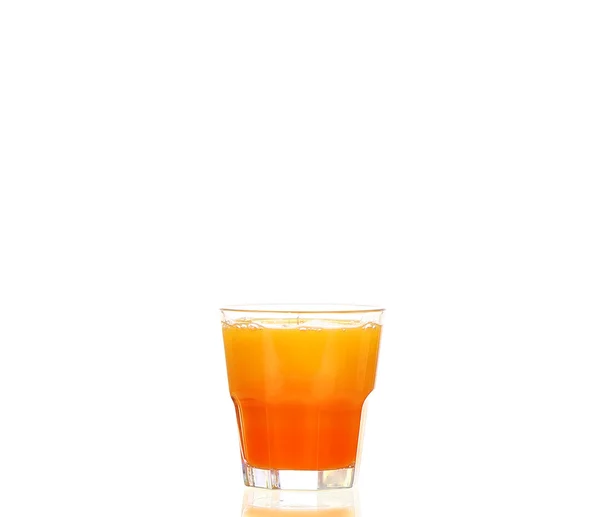 Orangefarbener Cocktailausschnitt, isoliert auf weißem Hintergrund — Stockfoto