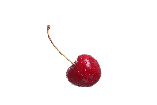 Bayas de cereza aisladas sobre fondo blanco cutou — Foto de Stock