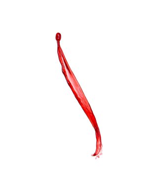 beyaz zemin üzerinde izole kırmızı şarap sıçramalarına