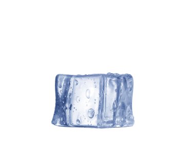 buz küpü beyaz üzerinde izole