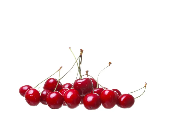 Cherry berries isolated on white background cutou — Stock Photo, Image