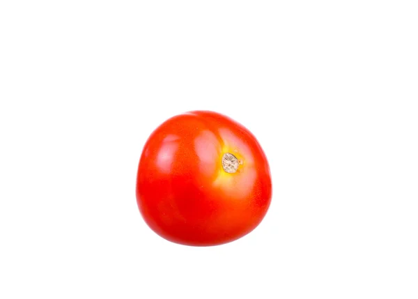 Tomates sobre um fundo branco — Fotografia de Stock