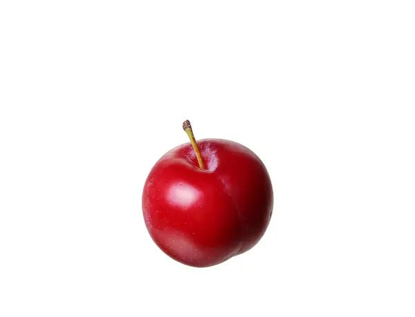 Sweet plum isolated on white background cutout — Stock Photo, Image