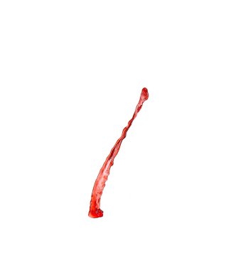 beyaz zemin üzerinde izole kırmızı şarap sıçramalarına