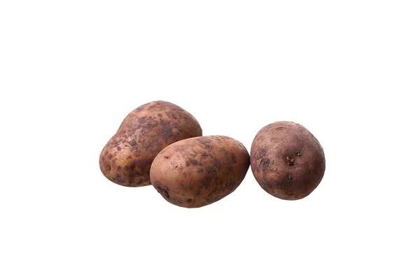 Potato isolated on white background close up — Stock Photo, Image