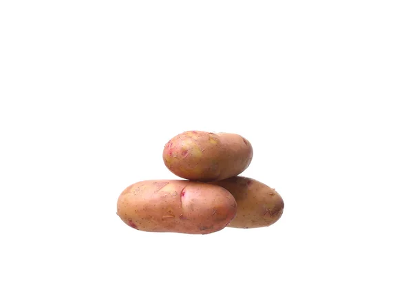 Batata isolada no fundo branco fechar — Fotografia de Stock