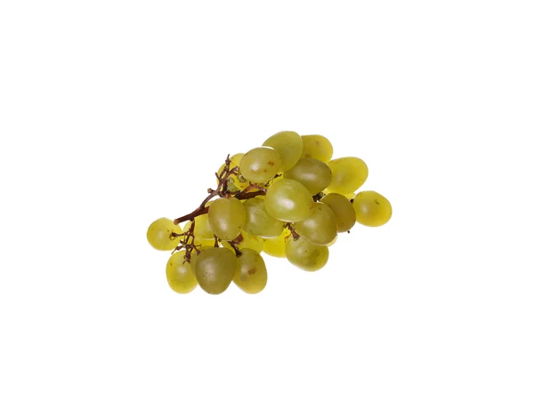 Uvas brancas isoladas — Fotografia de Stock