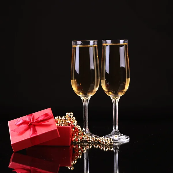 Champagne.New rok Eve.Celebration — Stock fotografie