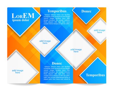 Üç katlı broşür şürü