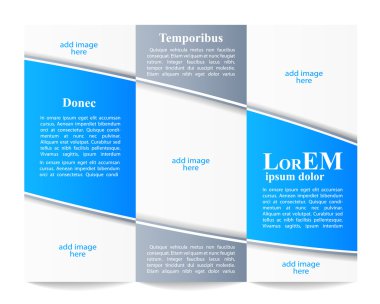 Üç katlı broşür şürü