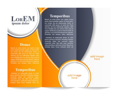 Üç katlı broşür şürü