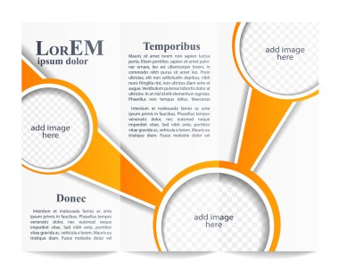 Üç katlı broşür şürü