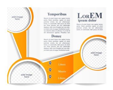 Üç katlı broşür şürü