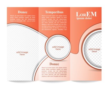 Üç katlı broşür şürü