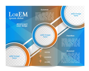 Üç katlı broşür şürü