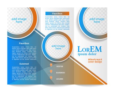 Üç katlı broşür şürü