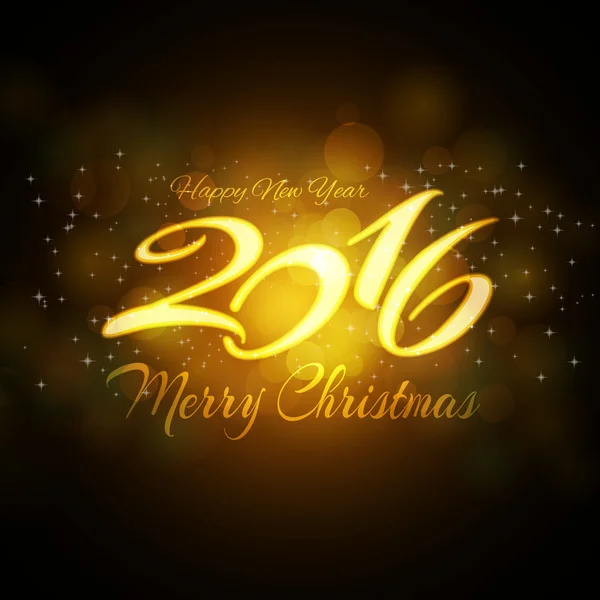 2016 Nouvel An fond pour votre invitation ou carte de voeux d — Image vectorielle