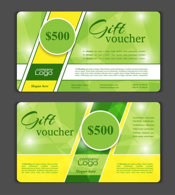 Hediye çeki şablonu