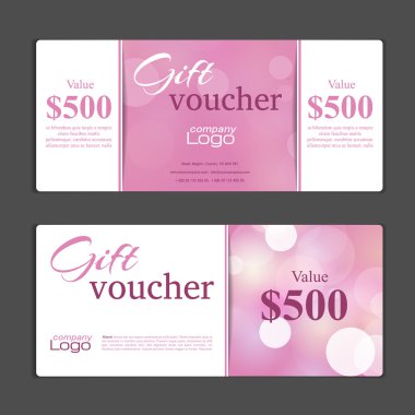 Hediye çeki şablonu