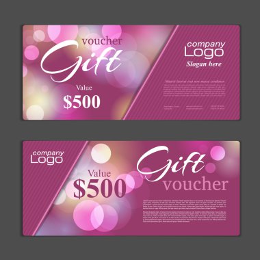 Hediye çeki şablonu