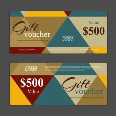 Hediye çeki şablonu