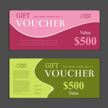 Hediye çeki şablonu