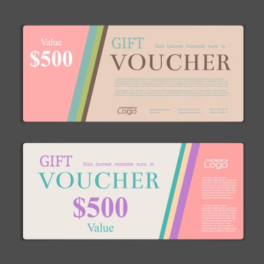 Hediye çeki şablonu