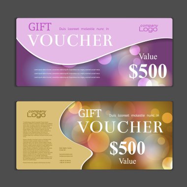 Hediye çeki şablonu