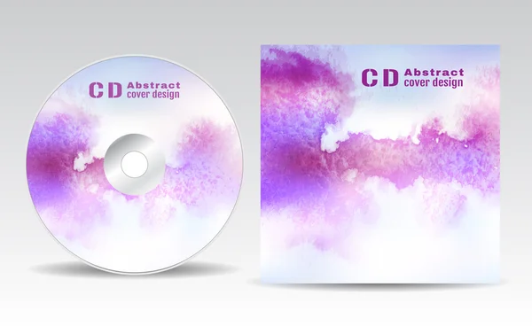 Diseño de la cubierta del CD — Vector de stock