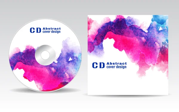 Diseño de la cubierta del CD — Vector de stock