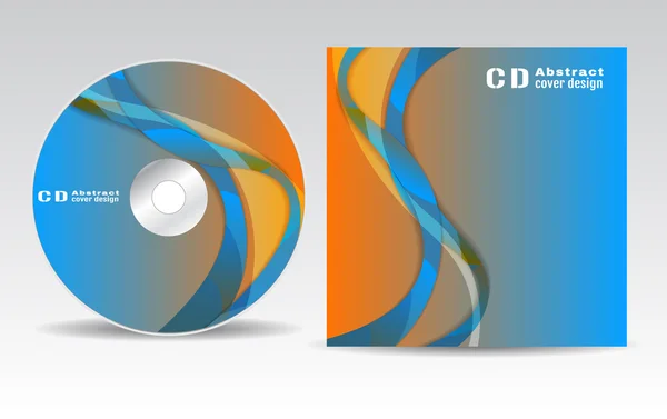 CD omslagsdesign — Stock vektor