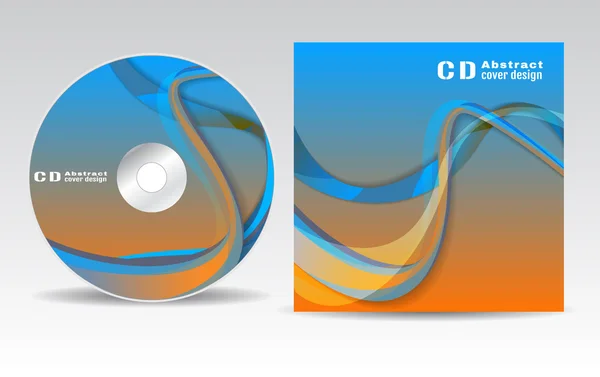 Desain sampul CD - Stok Vektor