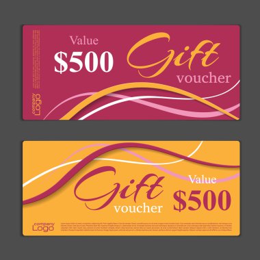 Hediye çeki şablonu