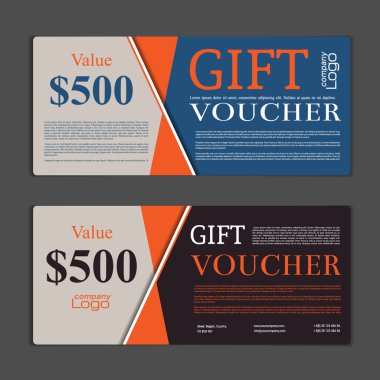 Hediye çeki şablonu