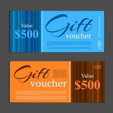 Hediye çeki şablonu