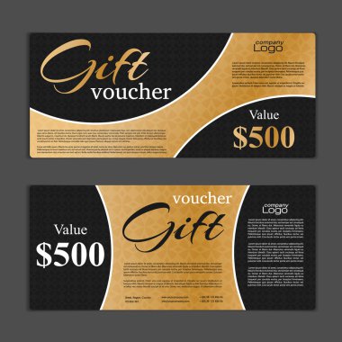 Hediye çeki şablonu