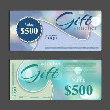 Hediye çeki şablonu