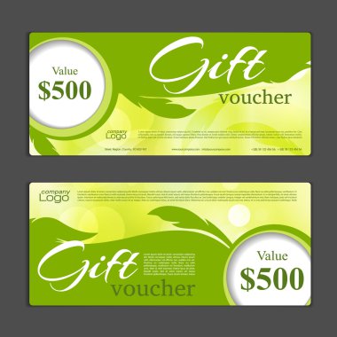 Hediye çeki şablonu