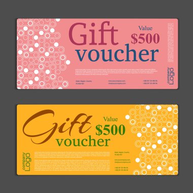 Hediye çeki şablonu