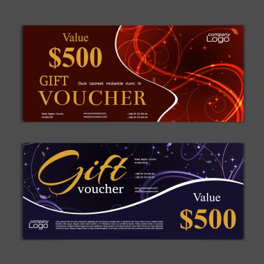 Hediye çeki şablonu