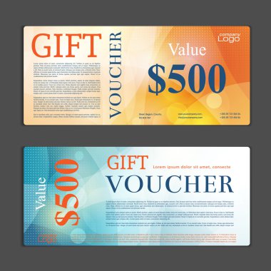 Hediye çeki şablonu