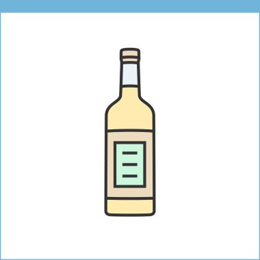 Şarap ikonu şişesi