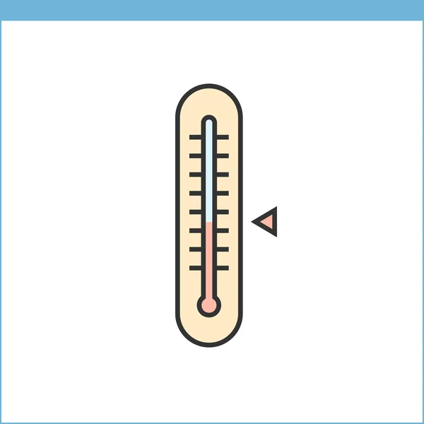 Termómetro Vector Icono — Archivo Imágenes Vectoriales