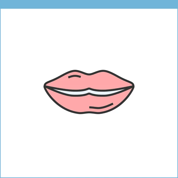 Icono de Vector de labios — Archivo Imágenes Vectoriales