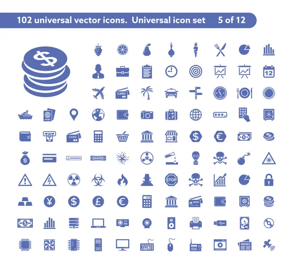 Iconos web universales — Vector de stock
